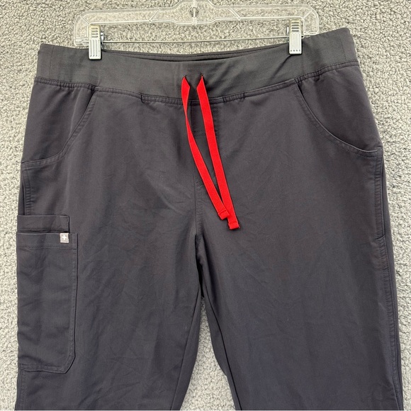 Figs Kade Cargo Scrub Pants Dark Gray Women's Size Large - Picture 2 of 10